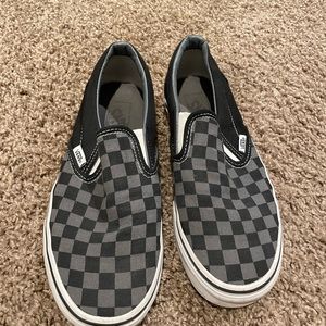 Checkered women’s size 8 vans, good condition